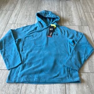 Under armour,Small,hooded continuous sleeves,pullover,2front pockets